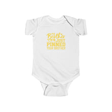 Load image into Gallery viewer, My brother Infant Fine Jersey Bodysuit