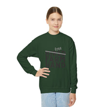 Load image into Gallery viewer, Free/hired Farm Hand Youth Crewneck Sweatshirt