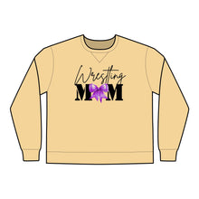 Load image into Gallery viewer, Wrestling MOM Unisex ComfortWash® Garment Dyed Crewneck Sweatshirt