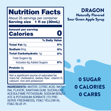 Load image into Gallery viewer, Sugar Free Sour Dragon™ Syrup
